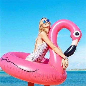 Flamingo Badning - Strandleksaker - Baddjur