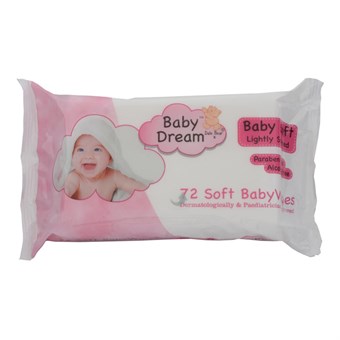 Baby Dream Light Scented - 72 Soft Baby Wipes