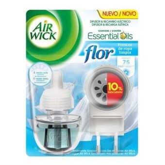 Air Wick Electric Air Freshener med Refill - 19 ml - Flor