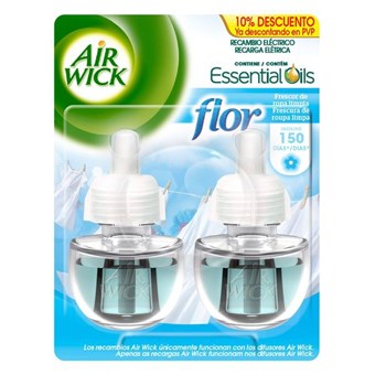 Air Wick Refill för elektrisk luftfräschare - 2 x 19 ml - Pure Flor