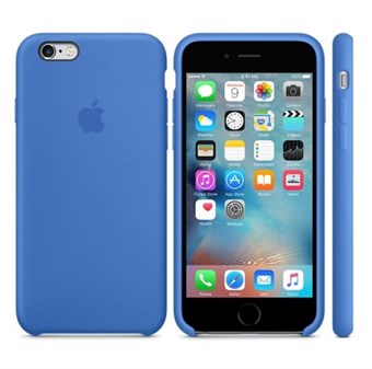 Läderfodral för iPhone 6 / iPhone 6S - Blå