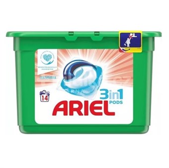 Ariel 3 in 1 Washing Loss Sensitive - 14 st.