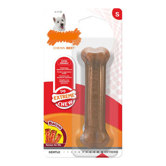 Tuggleksak för hundar Nylabone Dura Chew Bacon Storlek S Nylon