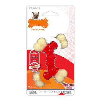 Tuggleksak för hundar Nylabone Extreme Chew Double Bacon Storlek XL Nylon Termoplast