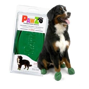 Skor Pawz Hund 12 antal Storlek XL Grön