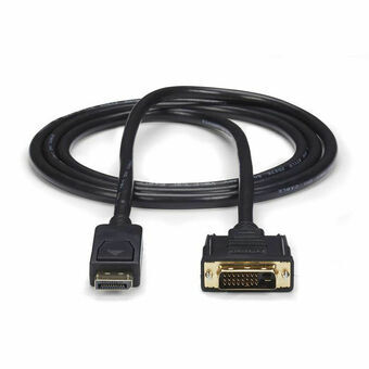 Adapter DisplayPort till DVI Startech DP2DVI2MM6           (1,8 m) Svart 1.8 m