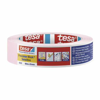 Självhäftande band TESA Precision mask sensitive Rosa (50 m x 25 mm)