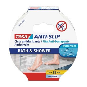 Självhäftande band TESA Anti-slip bath & shower 5 m Slirsäker