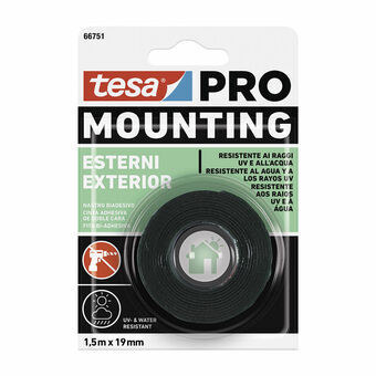 Dubbelsidig Tejp TESA Mounting Pro Extern 19 mm x 1,5 m Multicolour