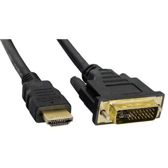 Kabel HDMI till DVI Akyga AK-AV-11 Svart 1,8 m