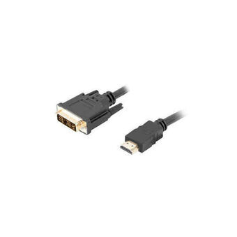 Kabel HDMI till DVI Lanberg CA-HDDV-10CC-0030-BK Svart Hankontakt/Hankontakt