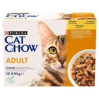 Kattmat Purina Cat Chow Kyckling Zucchini 10 x 85 g