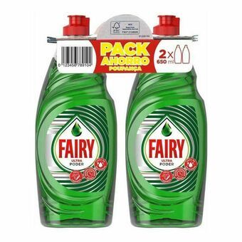 Handdiskmedel Fairy Fairy Ultra Poder Lavavajillas Concentrado Lote 650 ml (2 x 650 ml)
