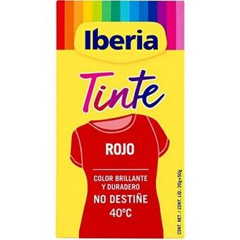 Färgämne för kläder Tintes Iberia 20 g Röd 40º C