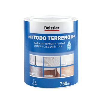 Akrylfärg Beissier Todo Terreno 70396-021 Utskrift Vit 750 ml