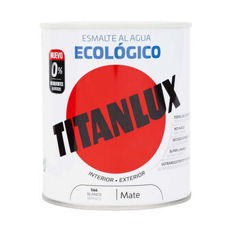 Akryllack Titanlux 02t056614 Ekologisk 250 ml Vit Matt