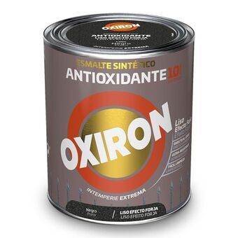 Syntetisk emaljfärg Oxiron Titan 5809097 Svart 750 ml Antioxiderande