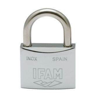Hänglås med nyckel IFAM INOX 60 Rostfritt stål normal (6 cm)