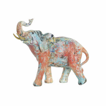 Prydnadsfigur DKD Home Decor Harts Elefant (28 x 13 x 23.5 cm)