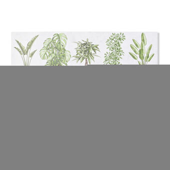 Tavla DKD Home Decor Blommor, växter och träd (90 x 2,3 x 30 cm) (90 x 1,5 x 30 cm) (2 antal) (12 antal)