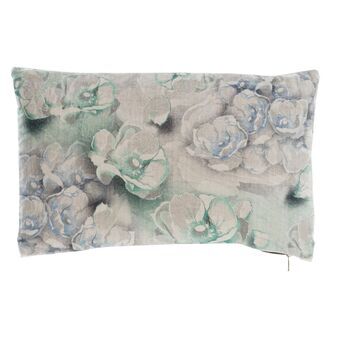 Kudde DKD Home Decor Grå Blå Polyester Bomull Aluminium Grön Orientalisk (50 x 10 x 30 cm)