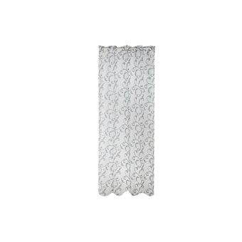 Gardin DKD Home Decor Blå Metall Polyester Vit (140 x 270 cm)