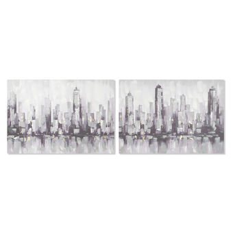 Tavla Home ESPRIT New York Loft 100 x 3 x 70 cm (2 antal)