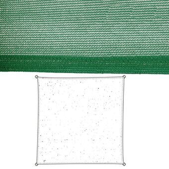 Tyg Markis 500 x 500 x 0,5 cm Polyetylen Grön