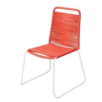 Kerti szék Antea 57 x 61 x 90 cm Röd Snöre
