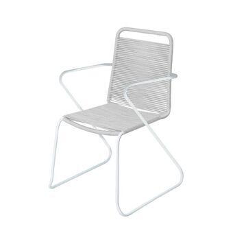 Kerti szék Antea 57 x 65,5 x 90 cm Snöre Ljusgrå