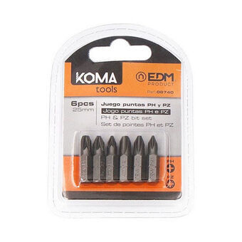 Bitssats Koma Tools PH1 PZ 25 mm