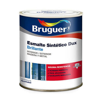 Syntetisk emaljfärg Bruguer Dux 250 ml Svart