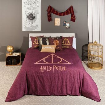 Påslakan Harry Potter Deathly Hallows 220 x 220 cm Säng 135/140