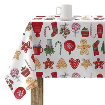 Fläckresistent bordsduk i harts Mauré Merry Christmas 100 x 140 cm