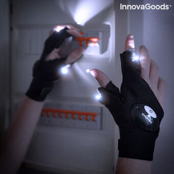 Handskar med Inbyggt LED-ljus