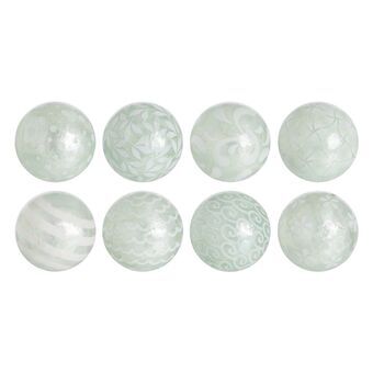 Bollar CAPIZ Dekoration Mint 10 x 10 x 10 cm (8 antal)