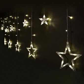 Gardinbelysning med LED Cálido Stjärnor