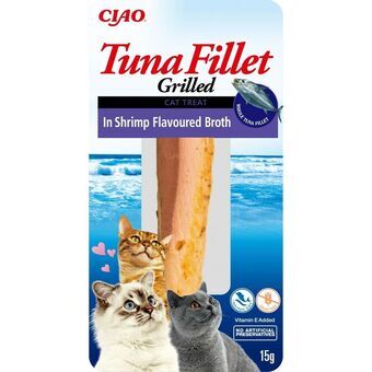 Snack for Cats Inaba Flavoured broth Räkor 15 g Tonfisk
