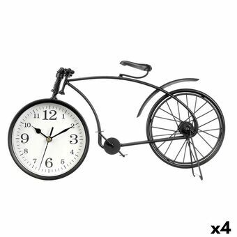 Asztali óra Cykel Svart Metall 38 x 20 x 4 cm (4 antal)