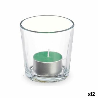 Doftljus 7 x 7 x 7 cm (12 antal) Glas Bambu