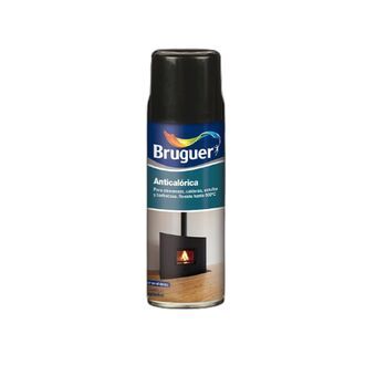 Värmebeständig färg Bruguer 5197994 Spray Svart 400 ml