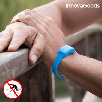 InnovaGoods Myggavskräckande Citronella Armband - Blå