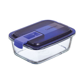Hermetisk matlåda Luminarc Easy Box Dvobarvna Glas (820 ml)