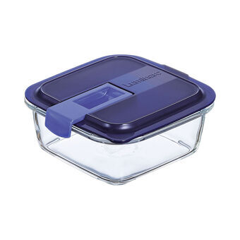 Hermetisk matlåda Luminarc Easy Box Dvobarvna Glas (760 ml)