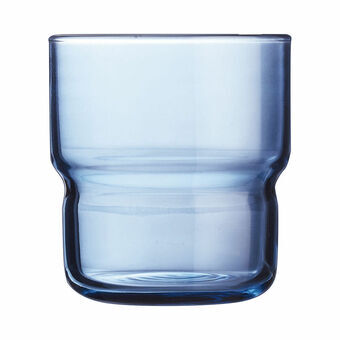 Glas Arcoroc Log Bruhs Blå Glas 6 Delar 220 ml
