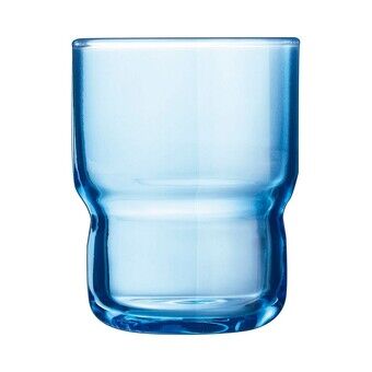 Glas Arcoroc Log Bruhs Blå Glas 6 Delar 160 ml