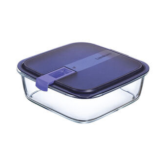 Hermetisk matlåda Luminarc Easy Box 250 ml Dvobarvna Glas