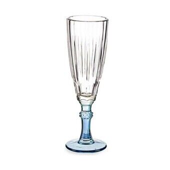 Champagneglas Exotic Glas Blå 6 antal (170 ml)