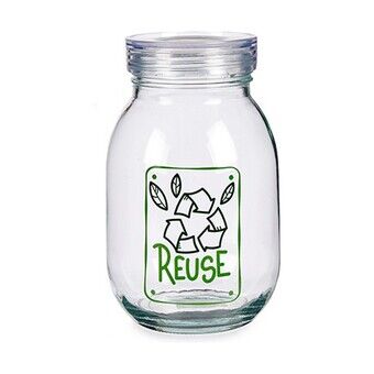 Burk Reuse Transparent Glas (1800 ml) (4 antal)