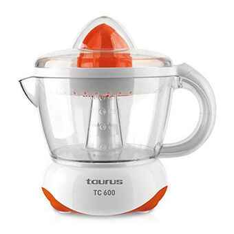 Elektrisk Juicepress Taurus TC600 Vit/Orange (700 ml)